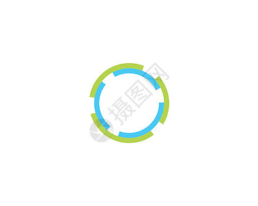 圆环标志模板网络圆圈风车技术环形螺旋戒指插图商业身份图片