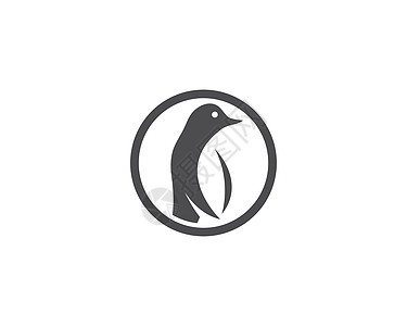 北极企鹅企鹅标志 vecto数字品牌艺术绘画身份卡通片野生动物插图标识动物插画