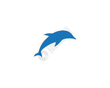 海豚标志图标 vecto海洋身份蓝色插图运动标识动物乐趣圆圈旅行图片