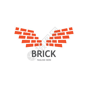 砖墙标志 vecto石工公司房子装饰水泥维修商业砖块建筑工作图片