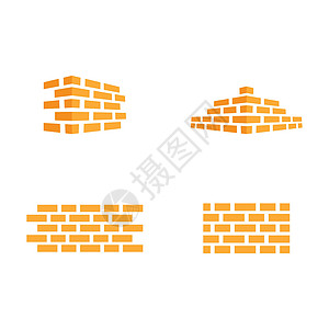 砖墙标志 vecto砖块财产房子石工维修艺术建筑工作建筑学公司图片