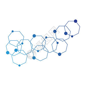 多边形抽象设计全球网格原子化学白色互联网粒子三角形数据横幅图片