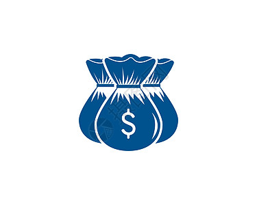 它制作图案的钱袋子图标解雇硬币商业宝藏金融艺术插图工作室技术蓝色图片