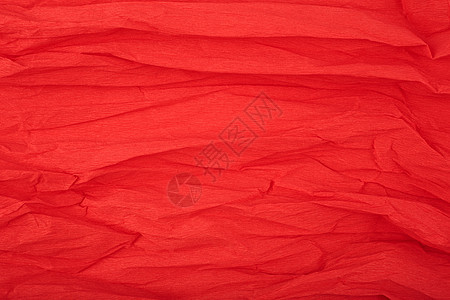 带 tex 空间的红色皱纹包装纸纹理背景图片