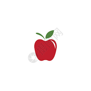 红苹果标志 vecto小吃甜点卡通片果汁标识饮食营养花园圆圈果味图片