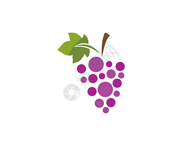 串带叶 ico 的酿酒葡萄紫色插图桌子水果浆果叶子葡萄属网站葡萄园和睦图片