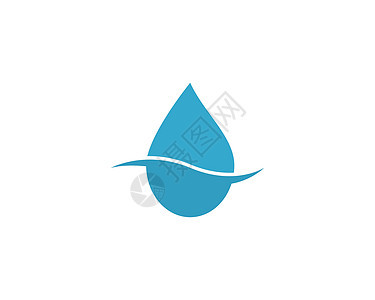 水滴标志模板纯化海洋洗澡管道公司雨滴矿物蓝色食物插图图片