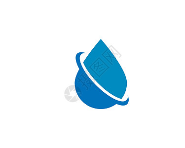 水滴 Logo 模板矢量图标它制作图案电子食物公司台币蓝色插图矿物管道洗澡液体图片