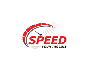 速度徽标更快模板矢量图标它制作图案互联网转速表公司仪表旅行技术服务运动车速插图图片