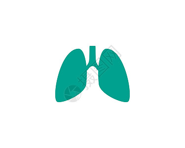 肺图标模板矢量图标它制作图案空气卡通片身体二氧化碳胸部治疗插图绘画健康器官图片
