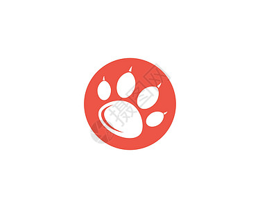 爪子标志模板艺术宠物动物野生动物痕迹插图网络荒野掌印小狗图片