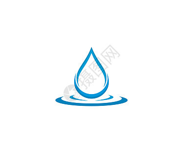 一组抽象水滴符号水池洗澡食物海洋过滤商业插图公司矿物海浪图片