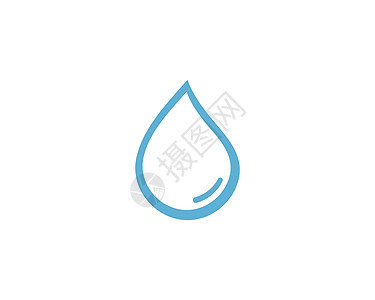 水滴 Logo 模板矢量图标它制作图案插图食物管道矿物雨滴液体洗澡商业海洋公司图片