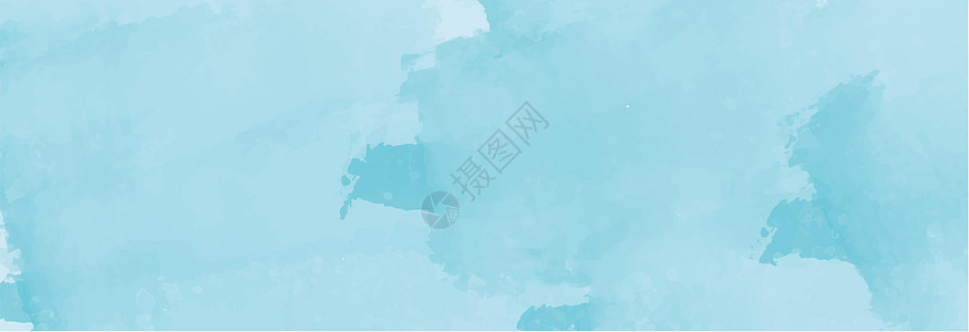 纹理背景和 web 横幅设计的蓝色水彩背景晴天墙纸海报创造力日光绘画气候墨水天空天气图片