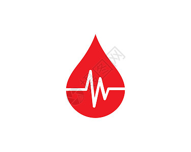 血液标志矢量图标它制作图案插图药品世界生活科学卡片心脏病学输血海报医院图片