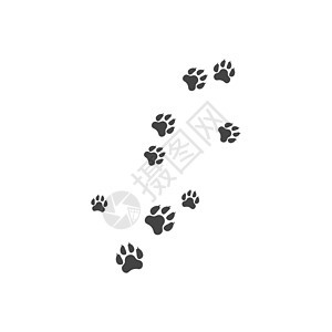 爪子背景模板痕迹宠物野生动物掌印印刷小狗踪迹脚印网络动物图片