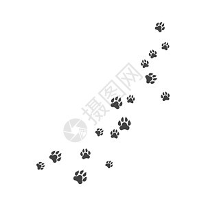 爪子背景模板脚印动物踪迹宠物痕迹小狗印刷野生动物掌印艺术图片