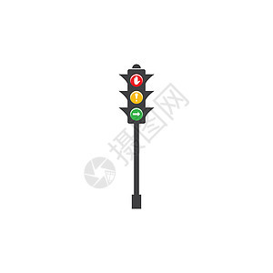 红绿灯 ico街道绿色城市信号运输插图控制交通红色指导图片