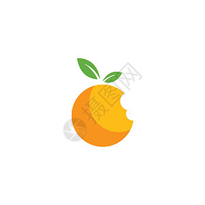 橙果原木绿色营养插图圆形圆圈果汁水果商业公司食物图片