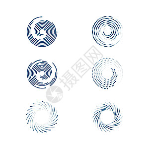 半色调圆点 vecto网络公司科学正方形艺术圆形世界卡片商业插图图片