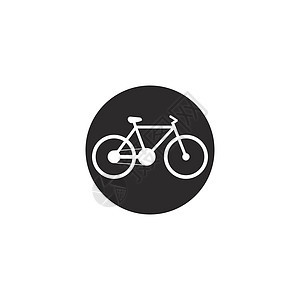 自行车标志矢量图标它制作图案踏板速度活动贴纸维修标识徽章车轮邮票运输图片