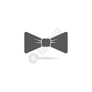 蝴蝶领带矢量图标它制作图案服饰代码裙子男性衣领标识男人公司纺织品织物图片