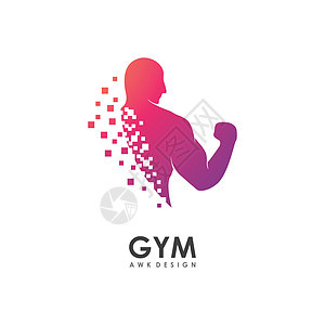 健身标签重量健身房运动员运动活动力量女士哑铃男人背景图片