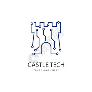 城堡科技网络安全房子品牌技术标识王国极客公司互联网图片