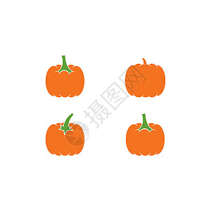 它制作图案感恩节的标志和南瓜符号季节性蔬菜感恩标识橙子插图食物收成黄色季节图片