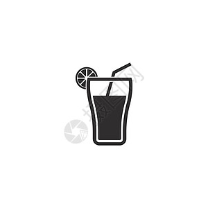 喝矢量 ico咖啡酒吧玻璃啤酒标识稻草牛奶酒精茶壶插图图片