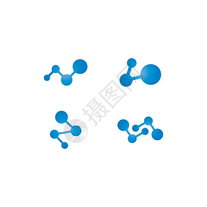 它制作图案分子标志矢量图标原子阴影钻石床单盘子细胞插图建造工业粒子图片