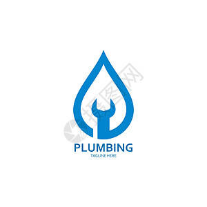 水暖标志矢量图标它制作图案浴室标识插图品牌洗手间公司商业服务身份技术图片