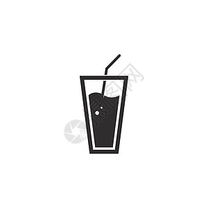 喝矢量 ico苏打杯子标识玻璃咖啡稻草茶壶插图菜单啤酒图片