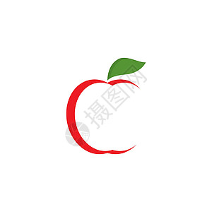 它制作图案的苹果标志模板矢量花园水果饮食卡通片果味果汁营养圆圈小吃标识图片