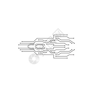 它制作图案电路技术模板矢量母板处理器数据电气插图科学圆圈公司互联网标识图片