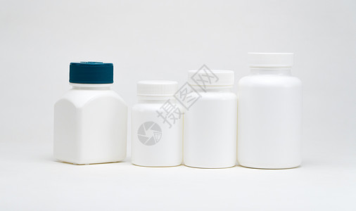 塑料药瓶药片盒子药品卫生制药贮存胶囊白色瓶子保健图片