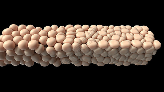 3d 软球脂肪细胞医学组织设计动脉粥样硬化胆固醇 3d rende背景图片