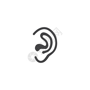 听 听取听讯收音机插图医疗医生身体音乐海浪耳聋解剖学援助图片