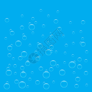 现实的泡沫海浪肥皂流动气泡乐趣圆圈海洋火花反射蓝色图片