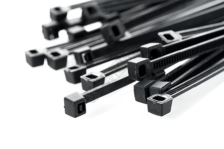 塑料电缆带工作黑色材料腰带乐队工业工具电气带子金属图片