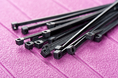电缆带腰带黑色紧固件压缩工具领带工作材料工业尼龙图片