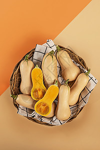 生有机胡桃南瓜营养食物饮食橙子蔬菜水果黄色南瓜收成植物图片