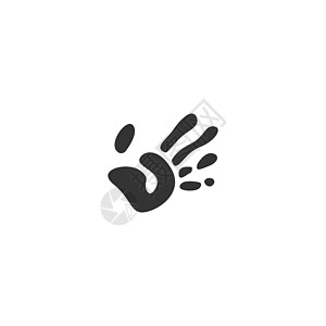 手图标标志平面设计模板细菌商业社区卫生爪子手指网络合伙肥皂标识图片