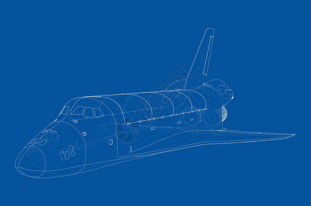 航天飞机  3 的矢量渲染绘画火箭运输星系假期工作艺术技术旅行科学图片