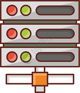 服务器插图贮存技术托管互联网数据电脑数据中心硬件数据库图片