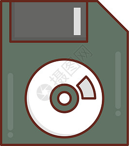 软盘磁盘网站贮存光盘艺术插图插画家圆形数据黑色图片