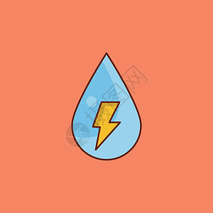 降雨环境蓝色玻璃液体创造力黑色雨滴插图图片