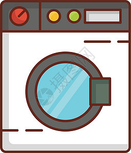 洗涤家务家庭裙子插图电子洗涤剂液体器具垫圈衬衫图片