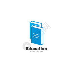 书籍教育 Logo 模板矢量它制作图案插图白色百科学习网络学校字典教科书标识店铺图片