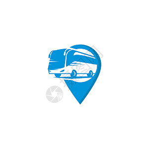 巴士位置 巴士点标志矢量 ico图片